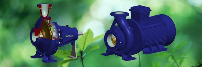 Different single stage centrifugal pumps